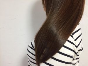 サラサラの髪の毛