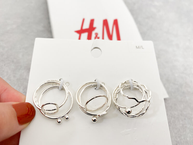 H&M 指輪 シルバー